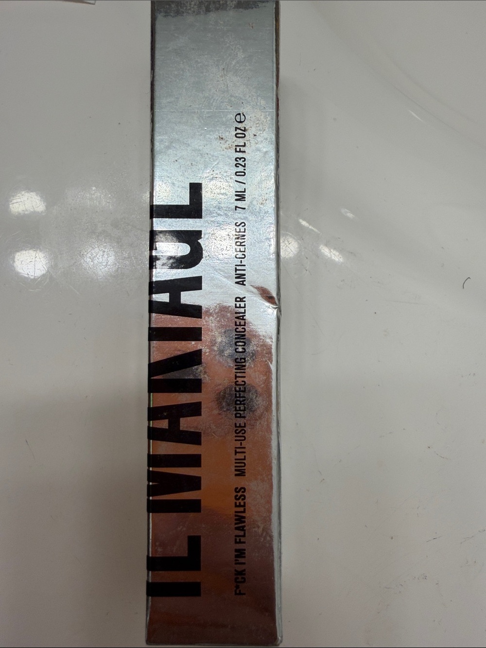 Fenty Beauty Metallic Rose Gold Box with Black Logo